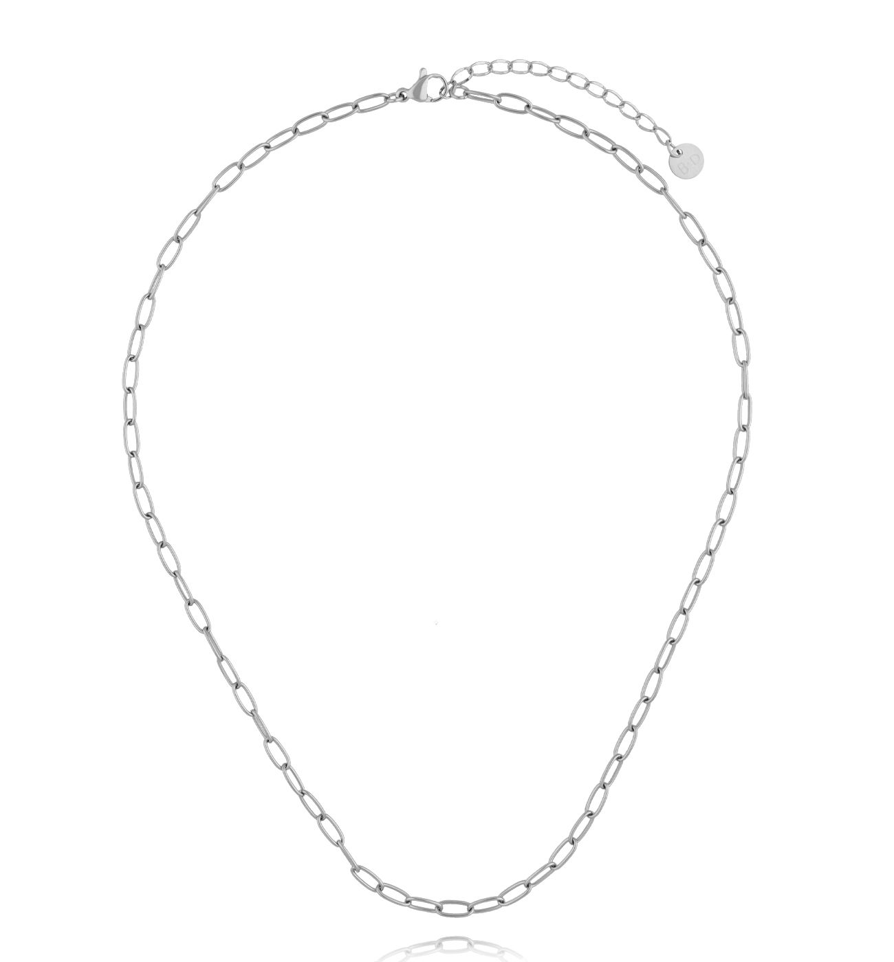 Naszyjnik z łańcuszkiem srebrny NSY0506 - By Dziubeka