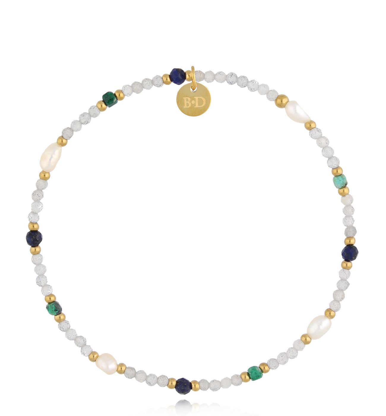 Bransoletka z labradorytami Defne - By Dziubeka