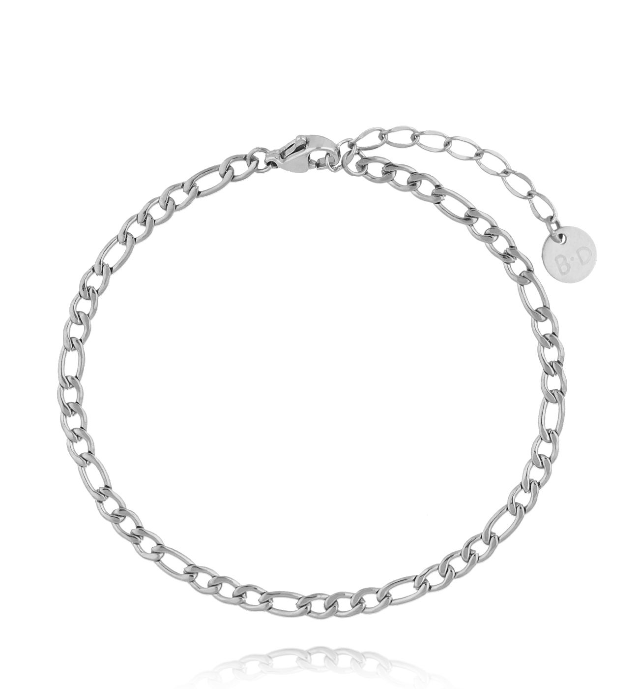 Bransoletka z łańcuszkiem srebrna BSY0362