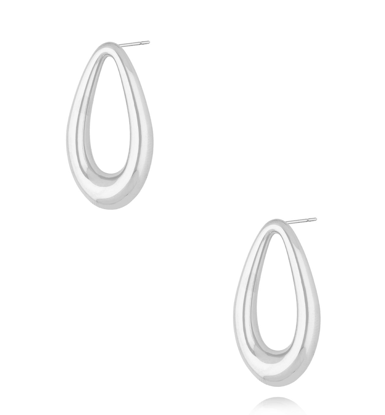 Kolczyki łezki srebrne - By Dziubeka