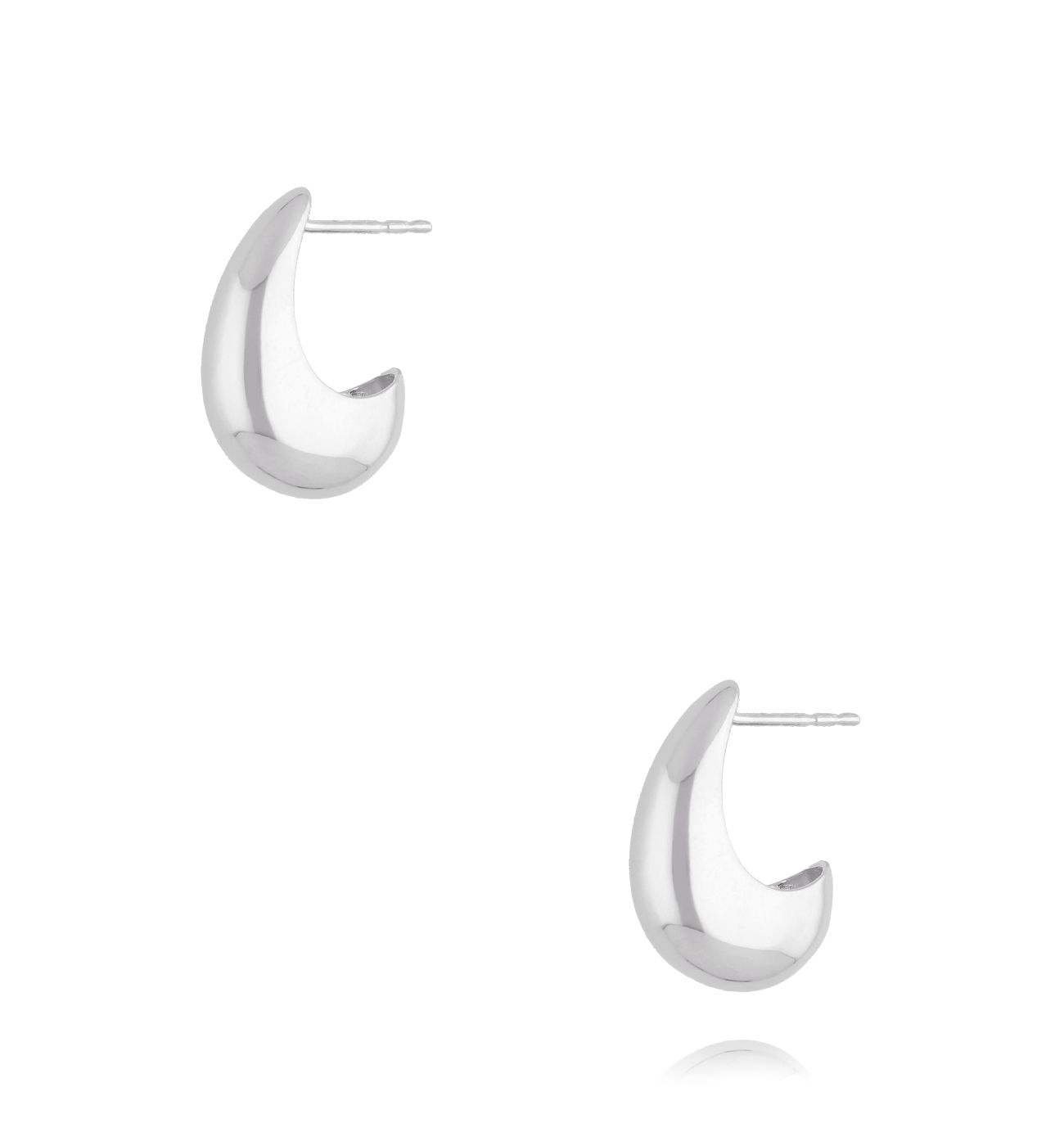 Kolczyki srebrne krople KSE0151