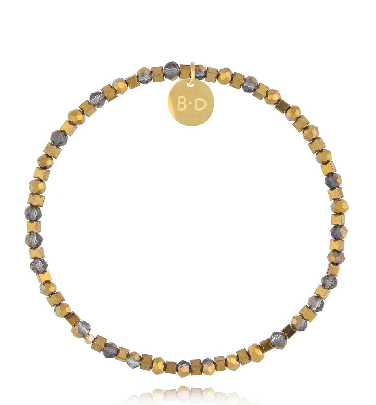 Bransoletka złota z hematytami Pompu BTW2624