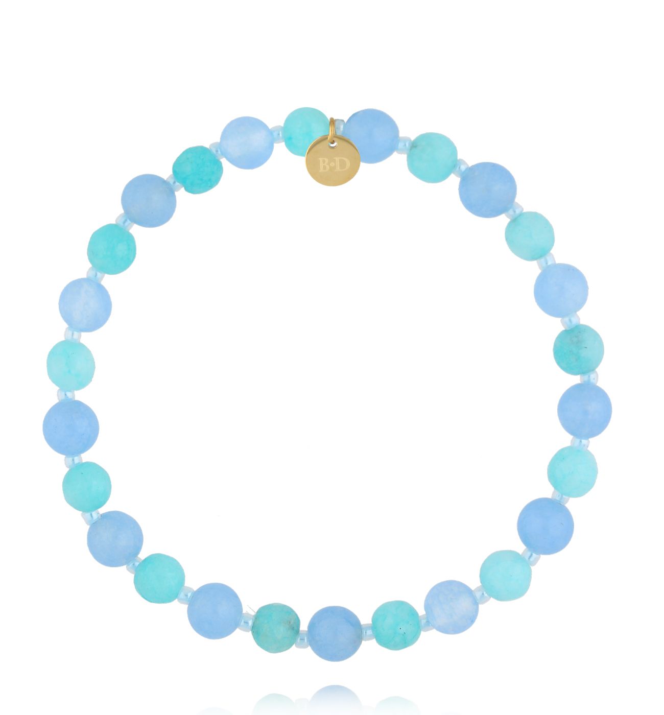 Bransoletka w odcieniach błękitu i turkusu BSC2337