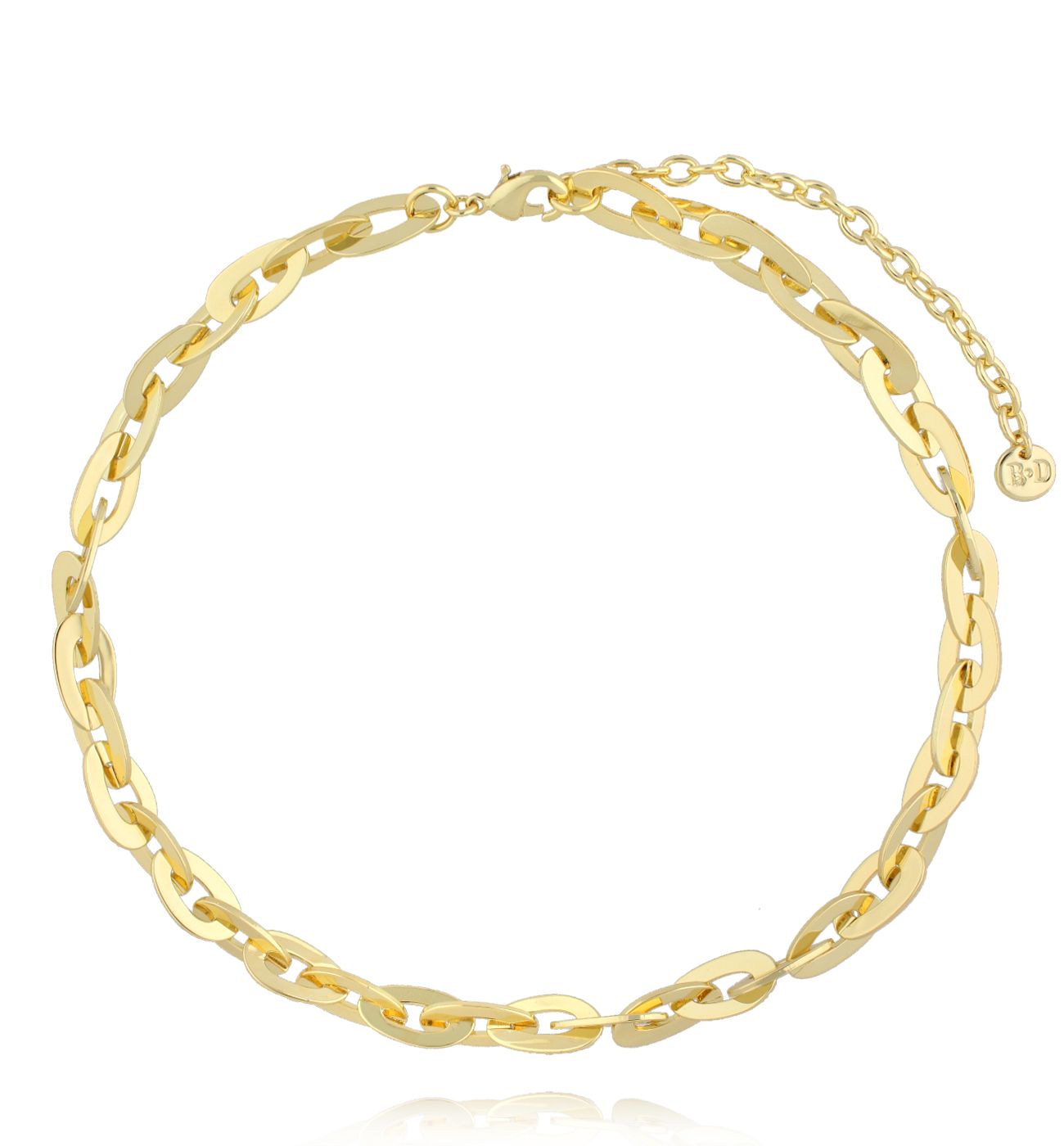 Naszyjnik złoty łańcuch - By Dziubeka