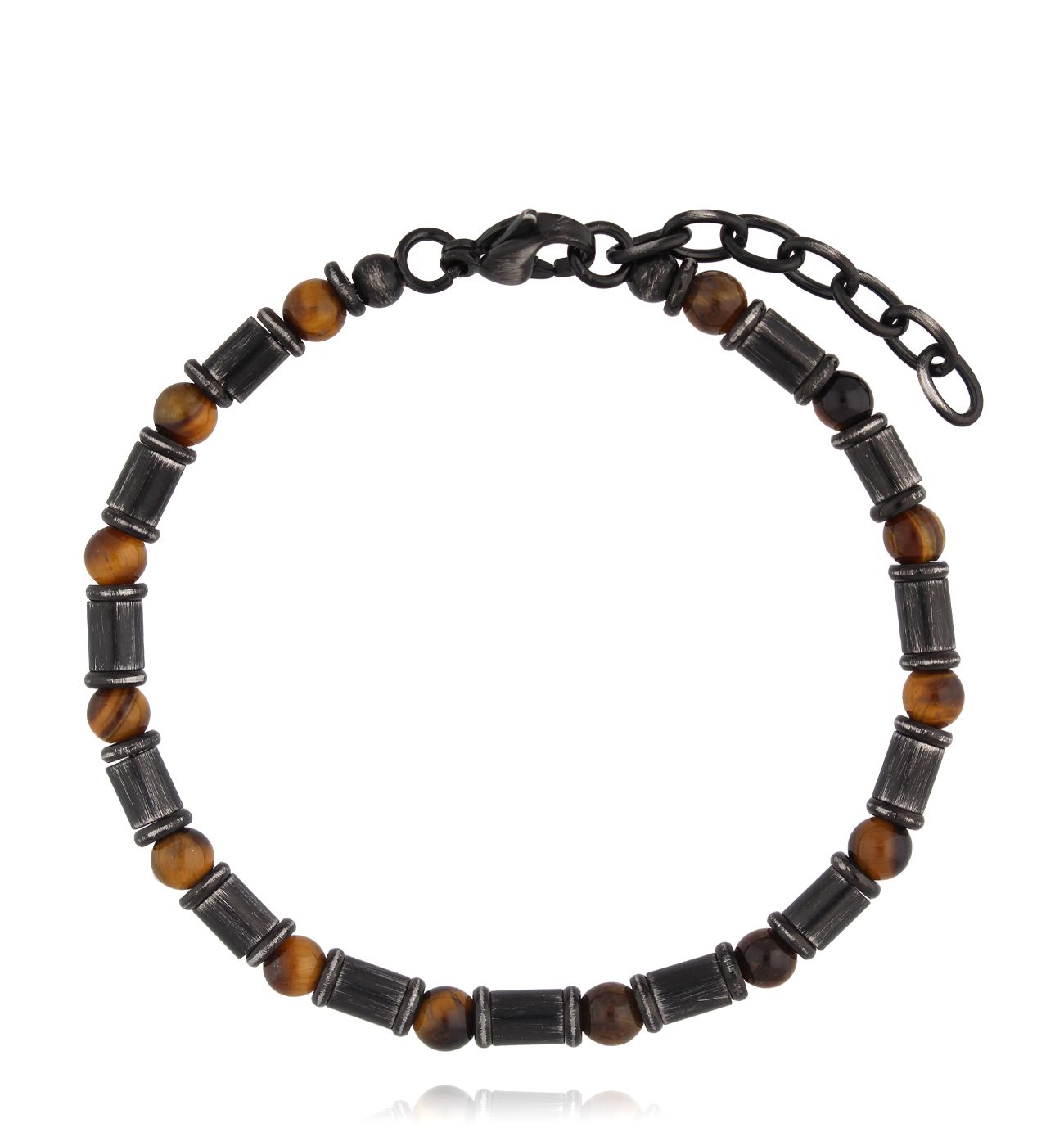 Bransoletka męska z tygrysim okiem BMITC0944