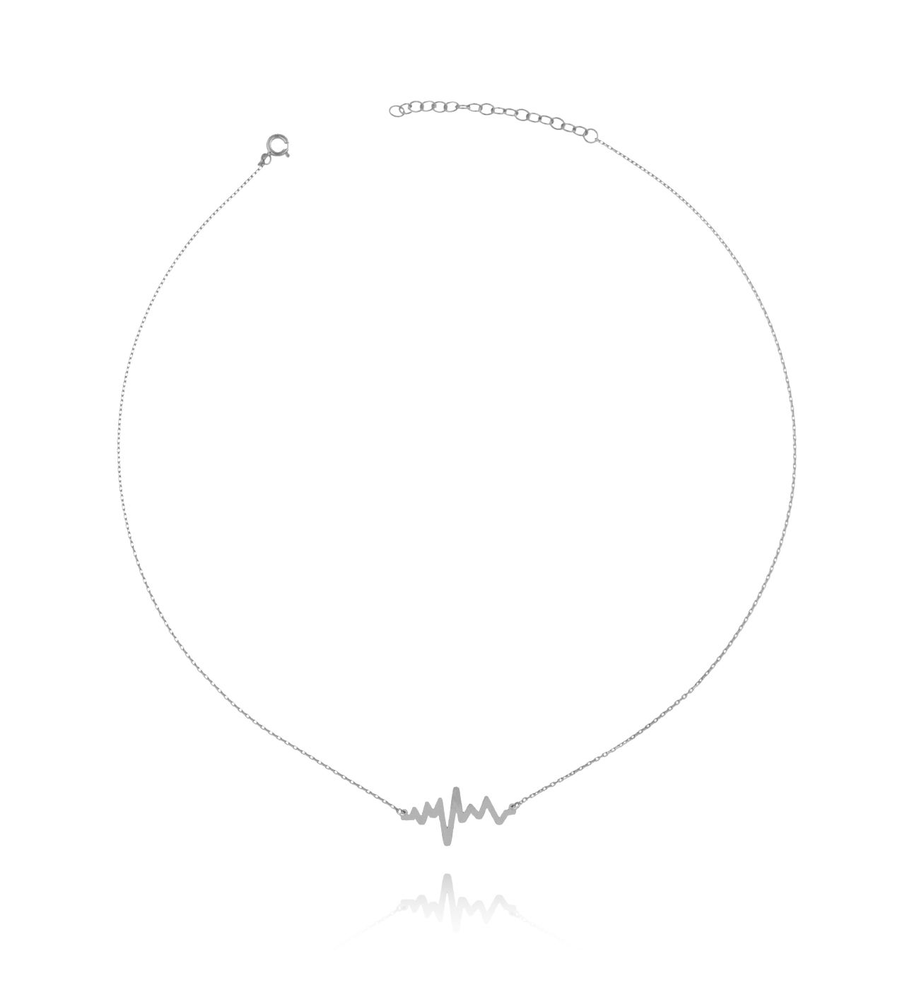 Naszyjnik srebrny linia życia NSE0082