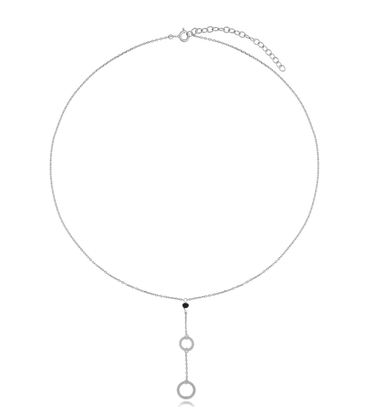 Naszyjnik srebrny z wisiorkiem Zephyr NSE0120