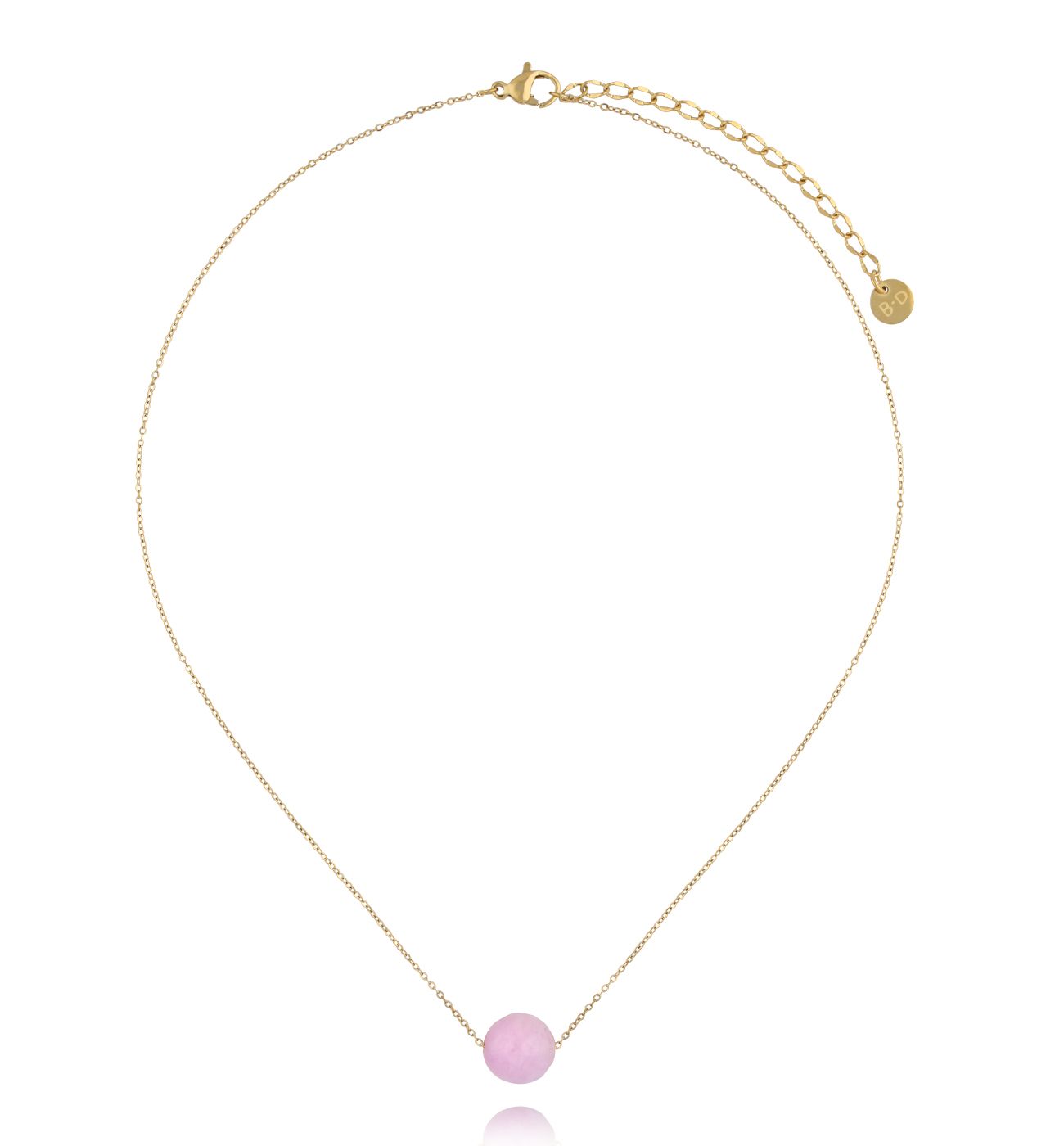 Naszyjnik z fioletowy jadeitem - By Dziubeka