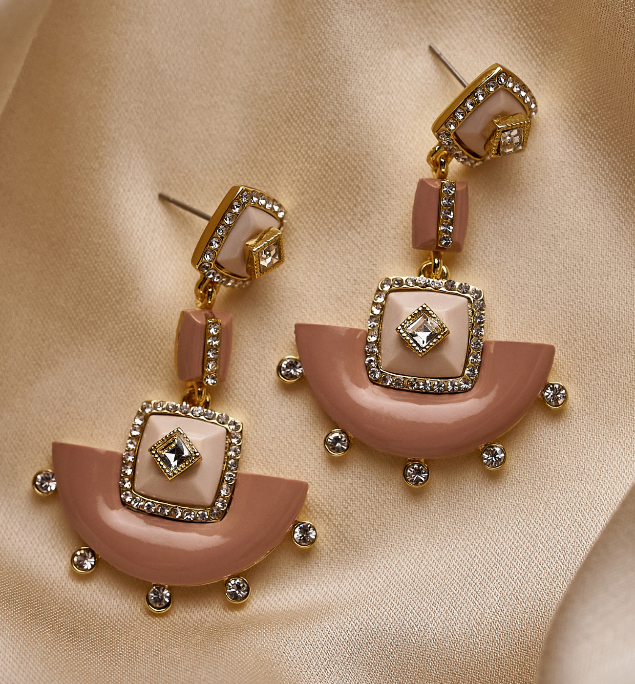 Kolczyki różowe Glow KPO0009