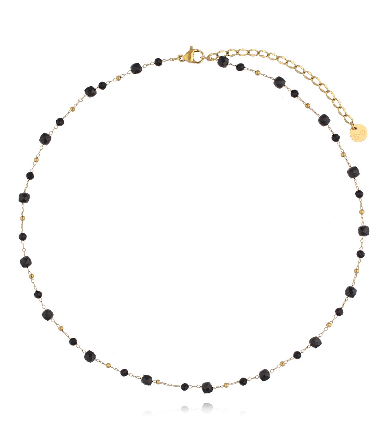 Naszyjnik delikatny z turmalinami NPA1397