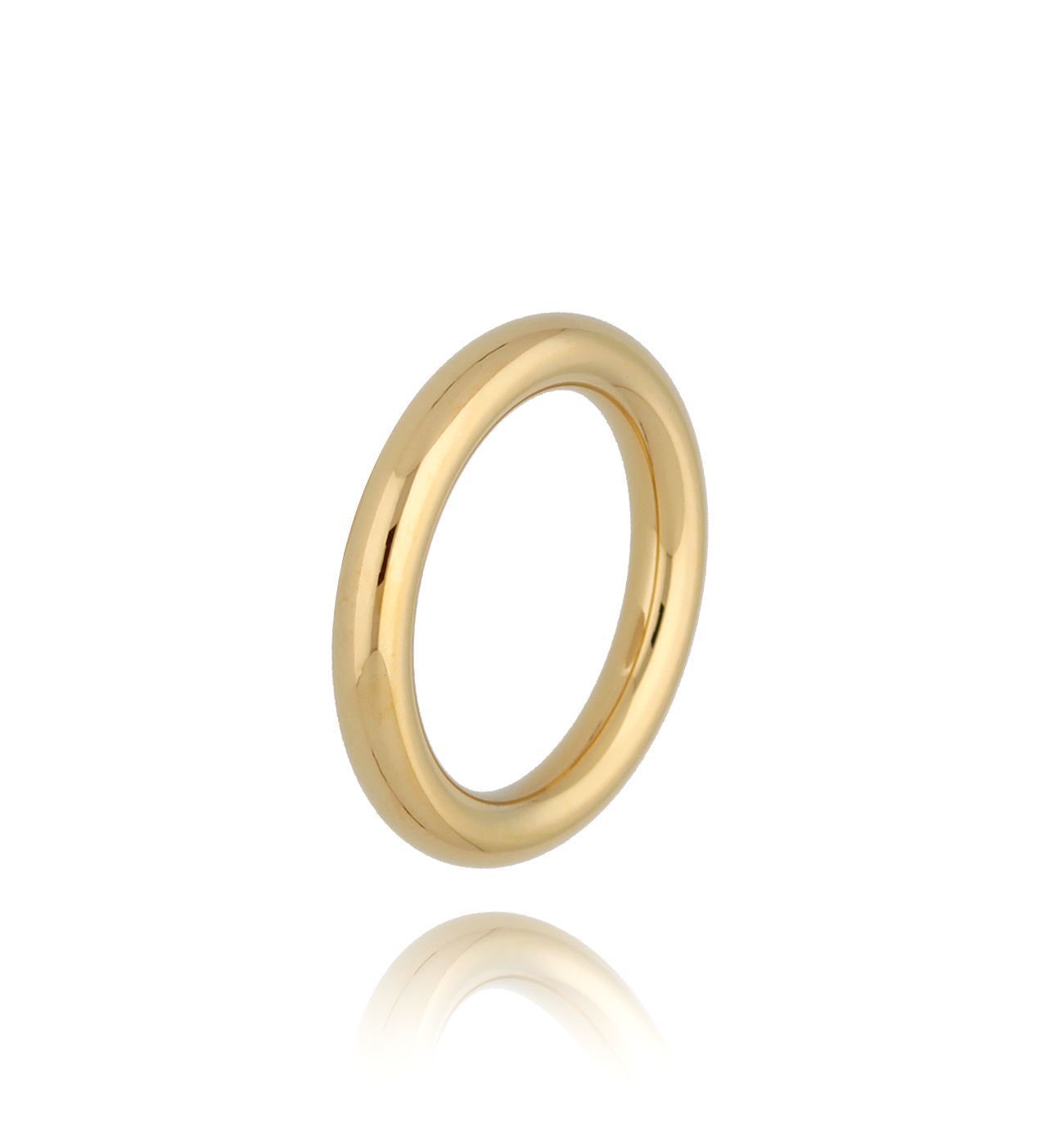 Pierścionek złoty ze stali szlachetnej Alison PSA0360