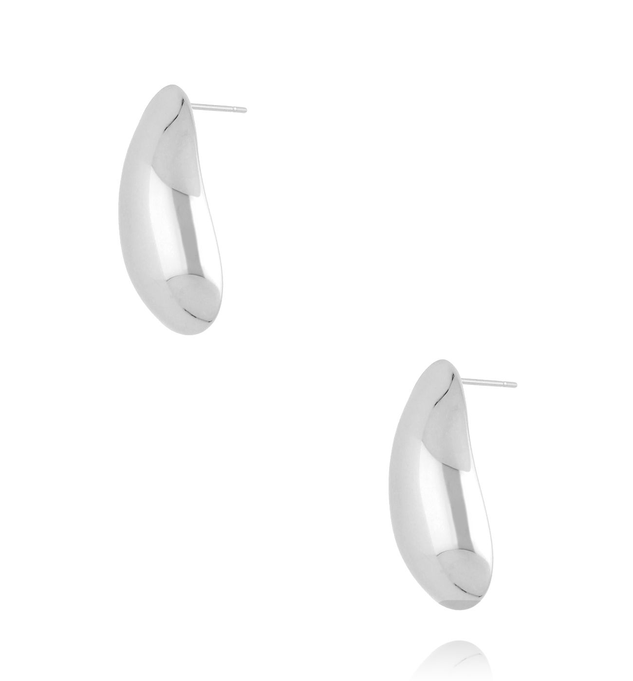 Kolczyki srebrne owalne Polvere di Stelle - By Dziubeka