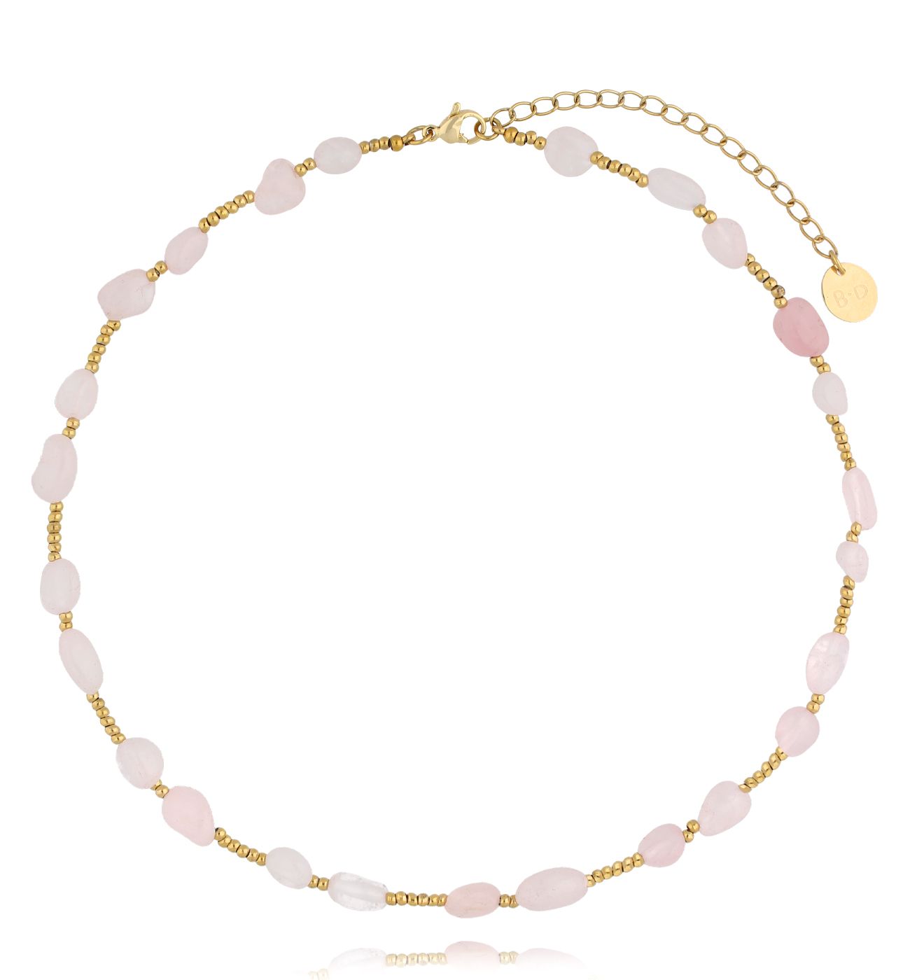 Naszyjnik z kwarcem różowym Fiocchi di Luce NPA1272