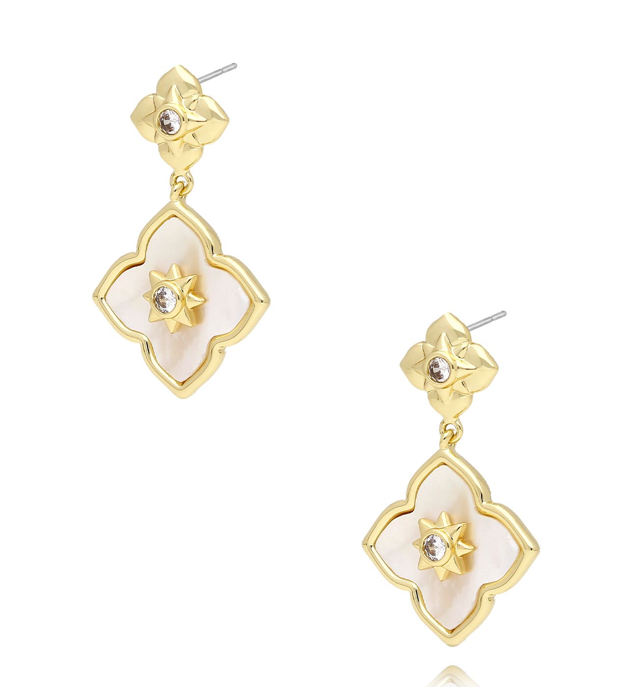 Kolczyki z koniczynkami KLU0005 - By Dziubeka