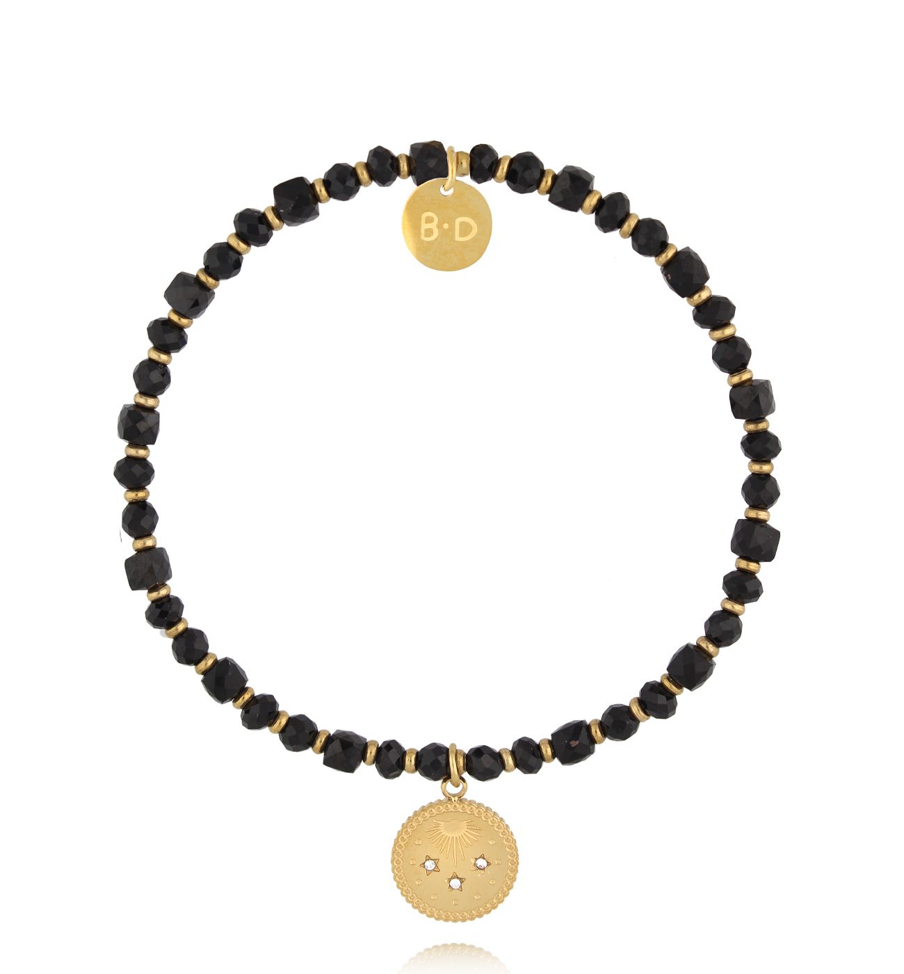 Bransoletka z turmalinami złota - By Dziubeka