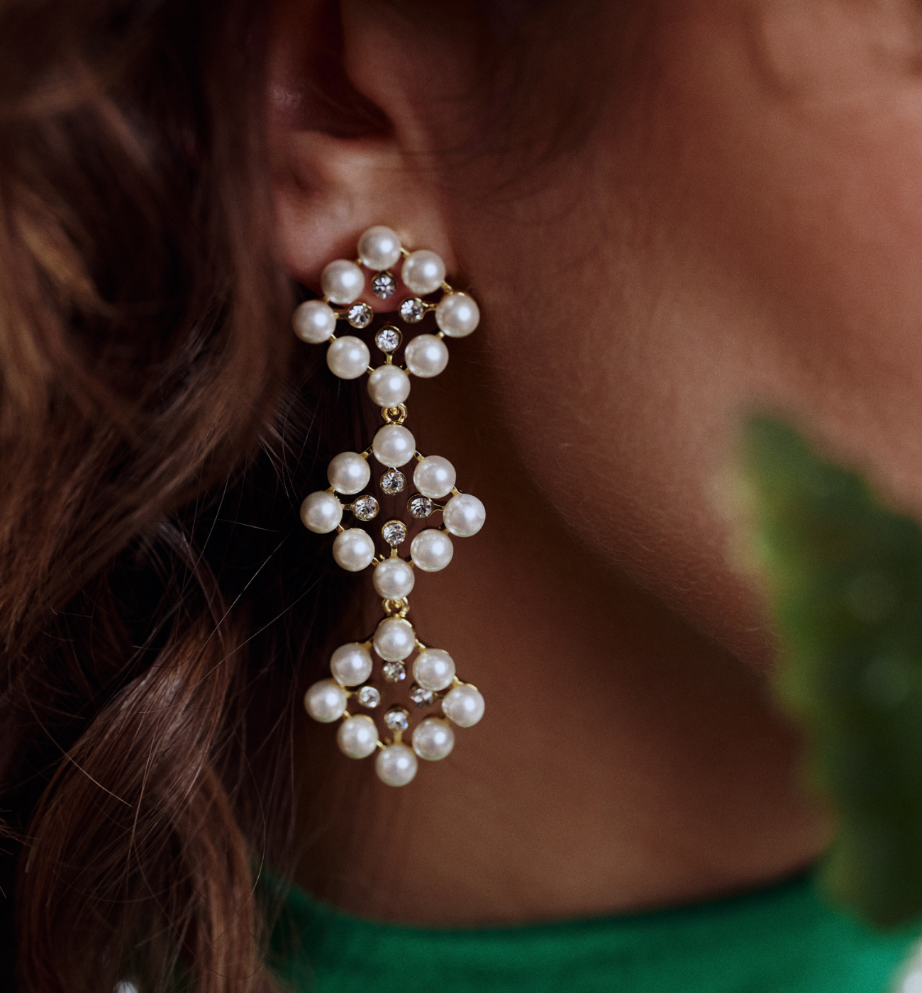 Kolczyki z białymi perłami KPE0171