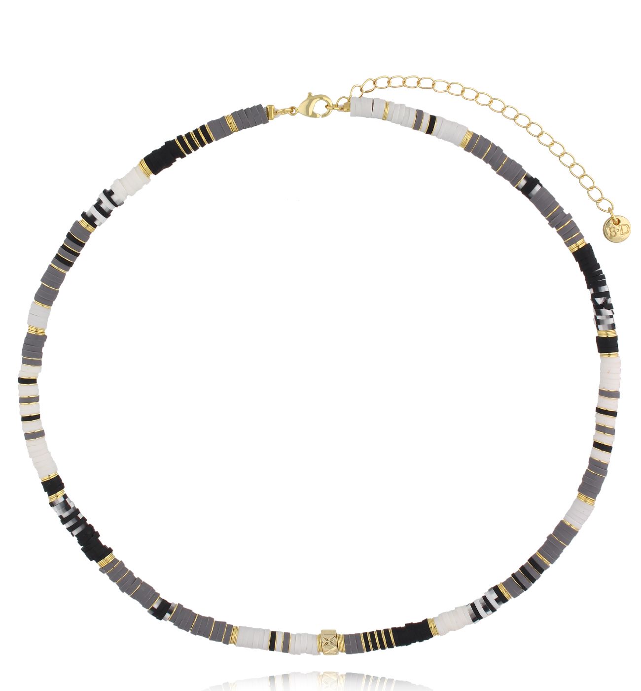 Naszyjnik szary Bird - By Dziubeka