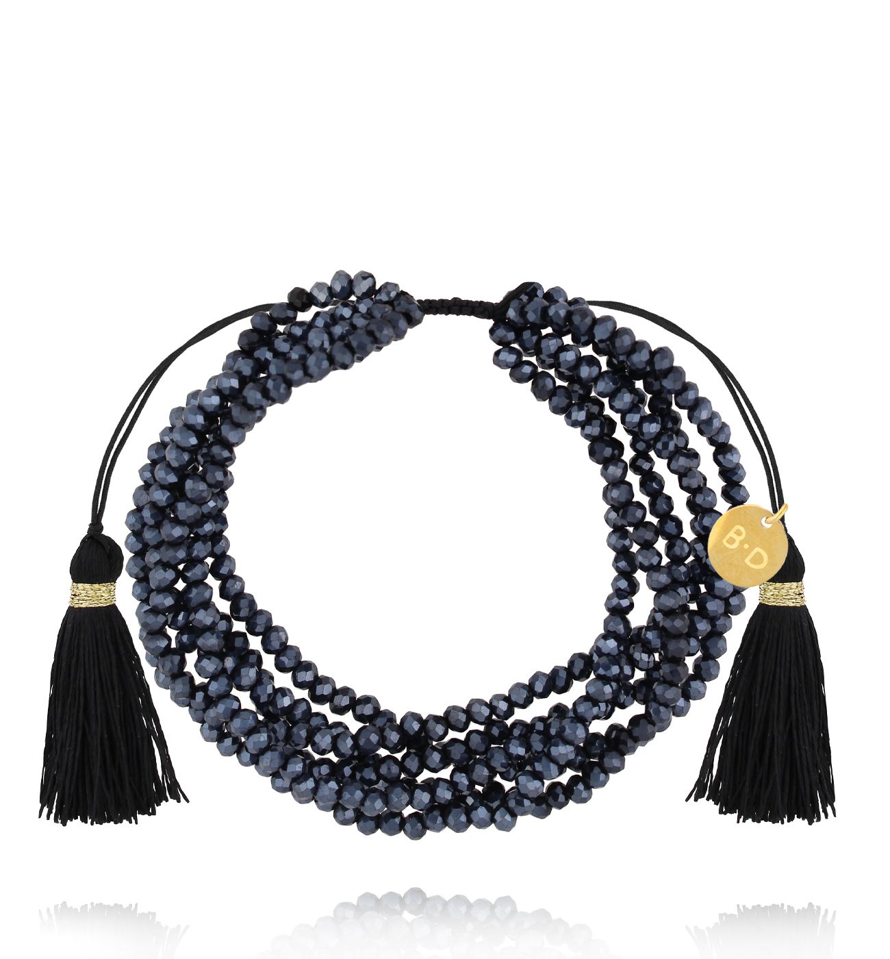 Bransoletka z kryształkami i chwostami Soulmate Spark BCY0300 - By Dziubeka