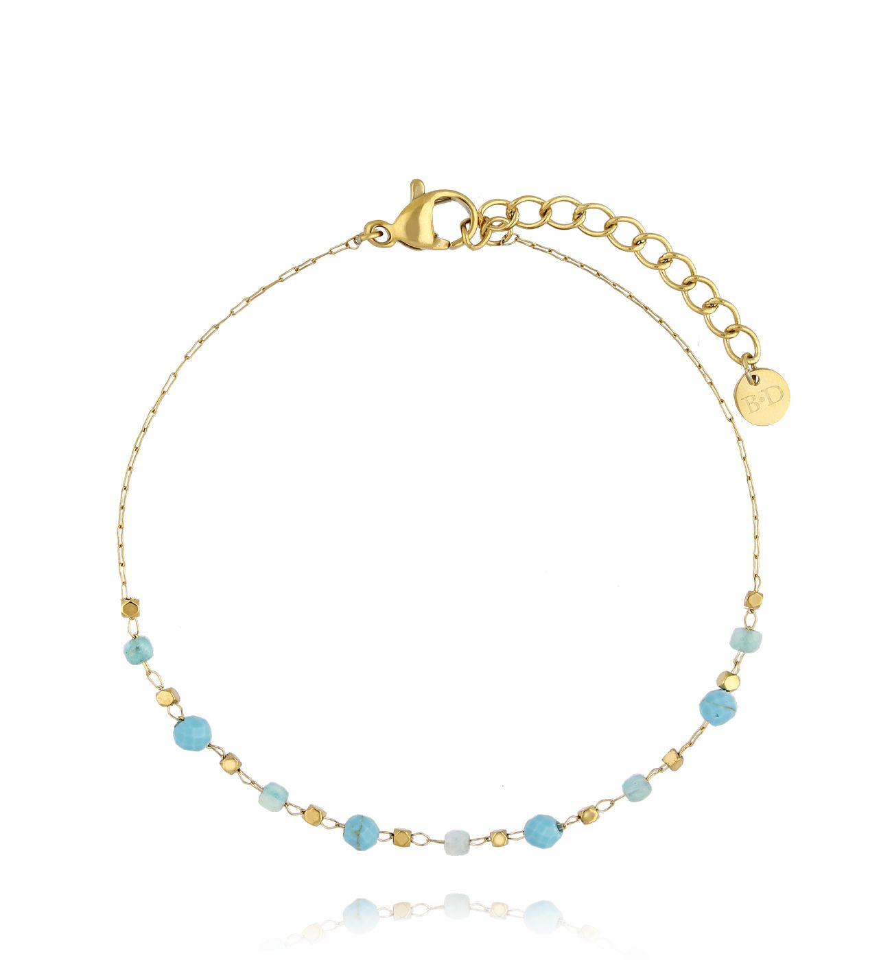 Bransoletka z amazonitami Mystique BPA0481