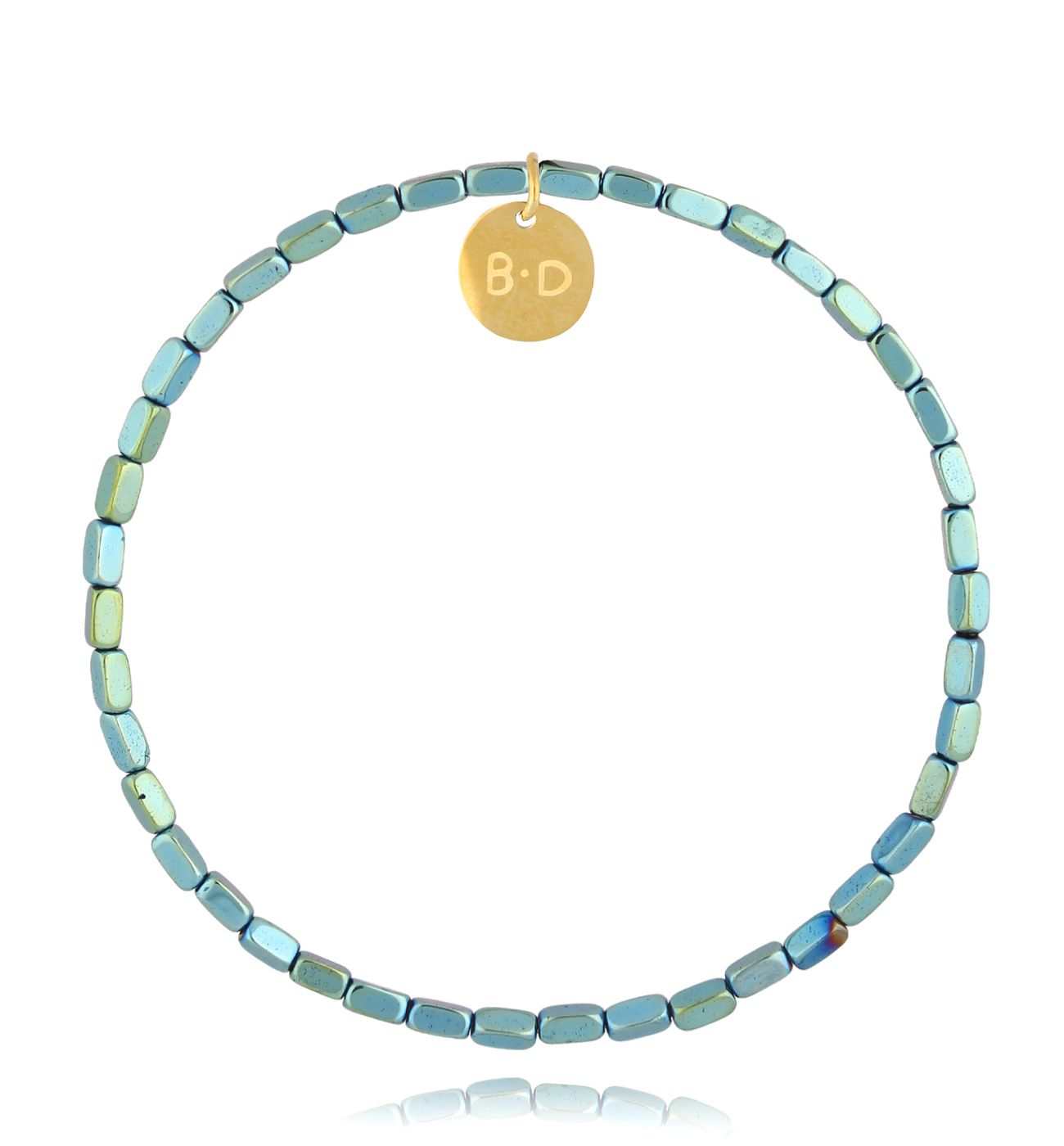 Bransoletka z zielonymi hematytami Joyfulness BTW2342