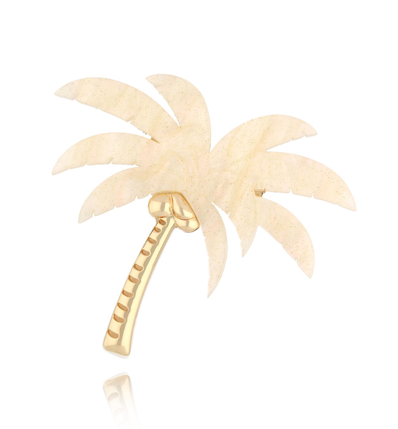 Broszka z palmą Jungle BRZA0076 - By Dziubeka