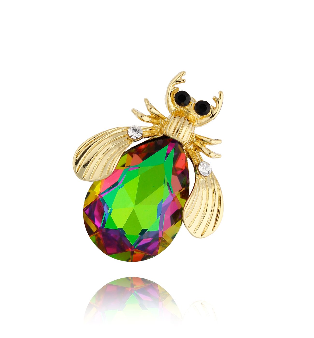 Broszka z żuczkiem Midnight BRMI0194