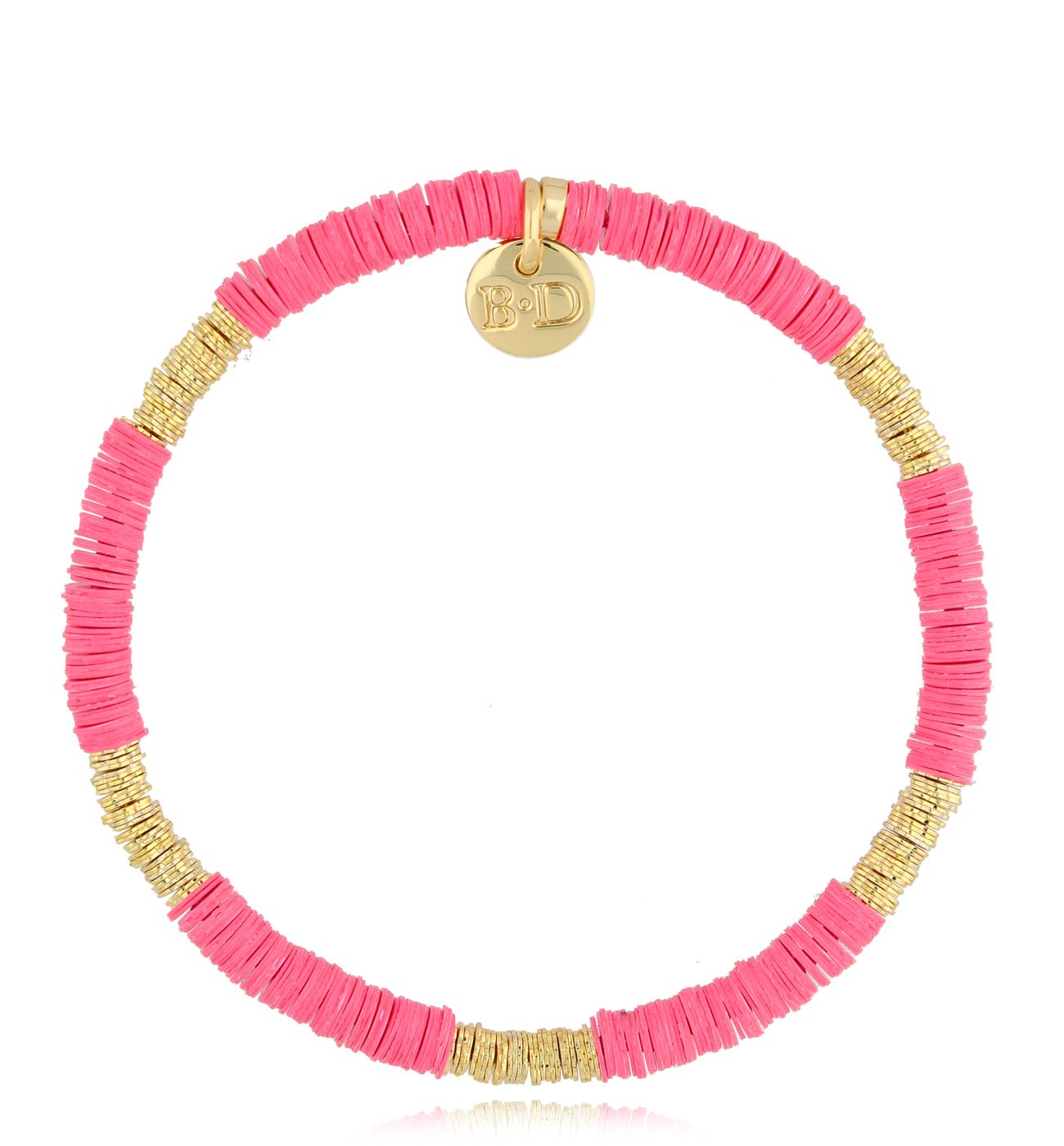 Bransoletka malinowa Sabah - By Dziubeka