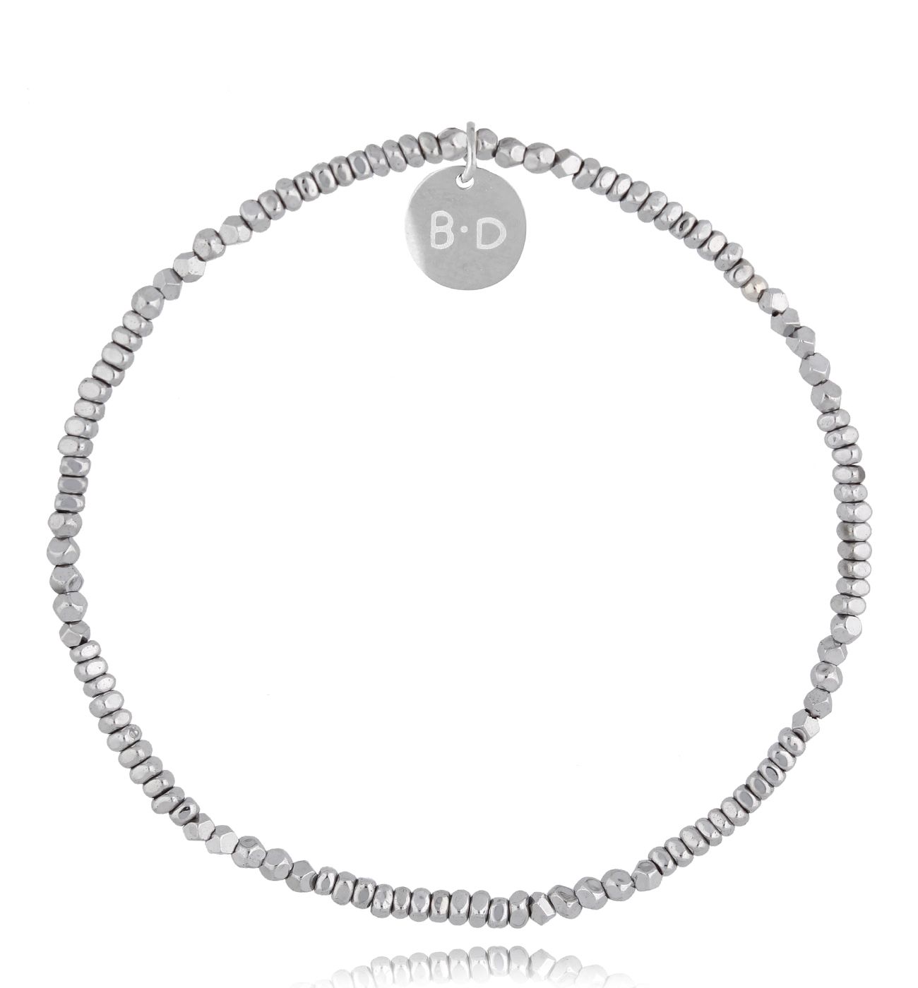 Bransoletka z hematytami - By Dziubeka