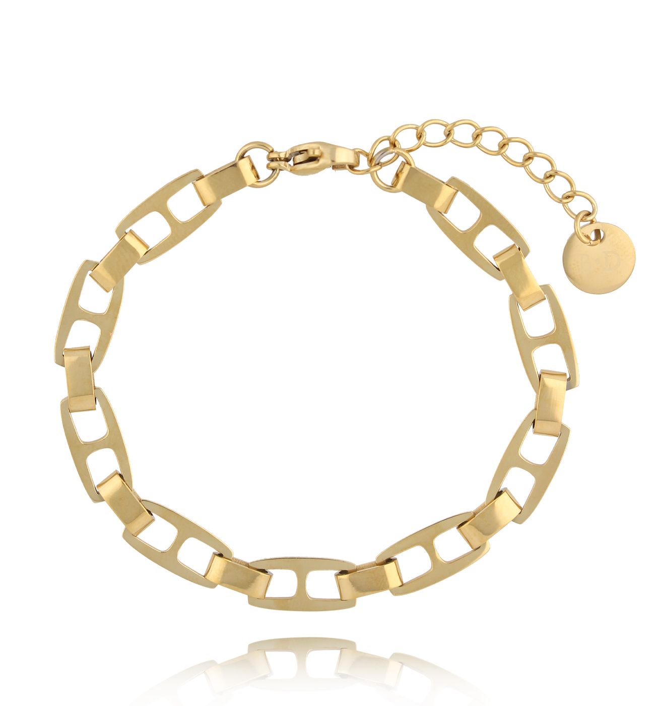 Bransoletka złota z łańcuchem Chaîne BSA0516