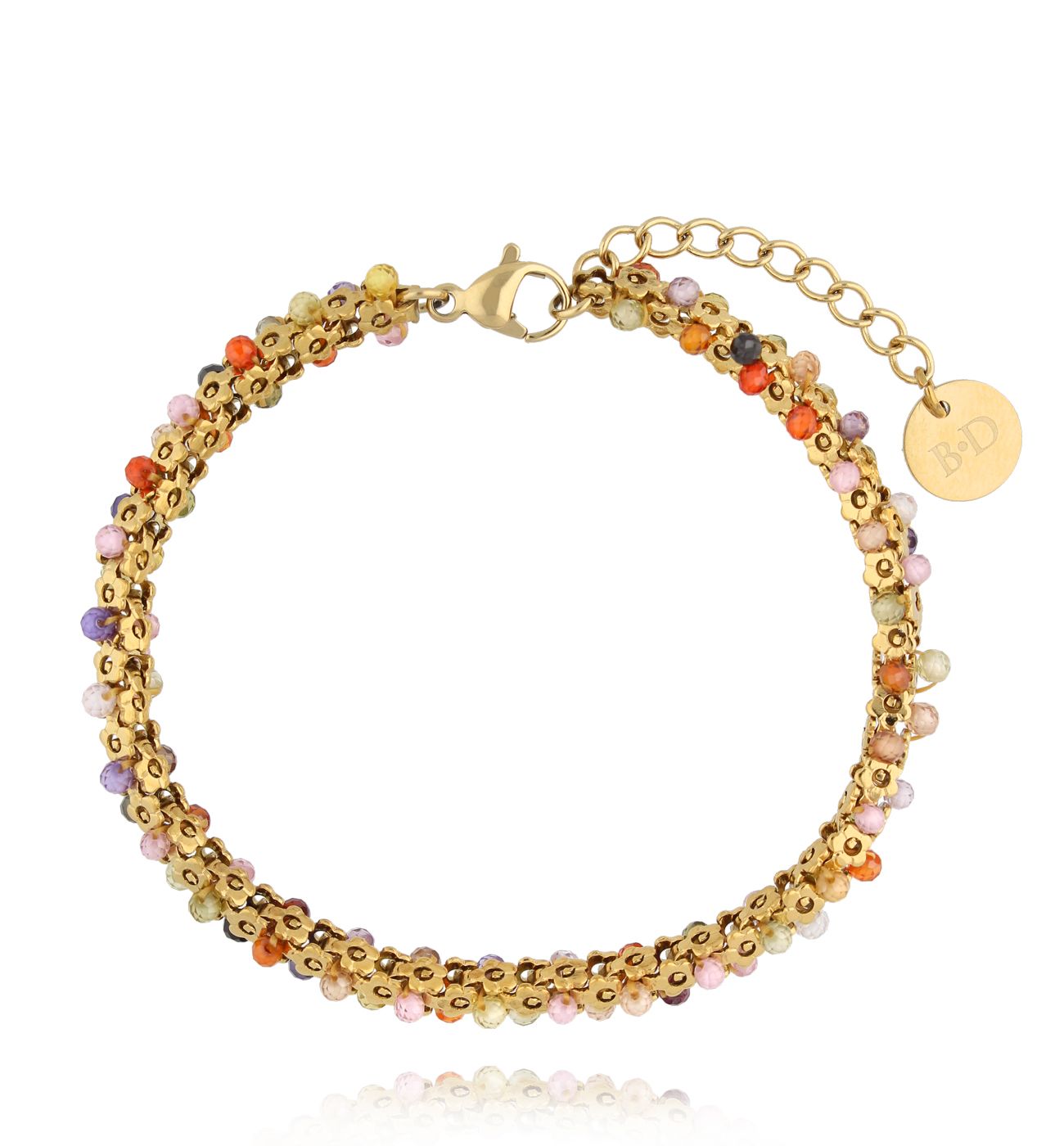 Bransoletka kolorowa z cyrkoniami Miranda BSC2089