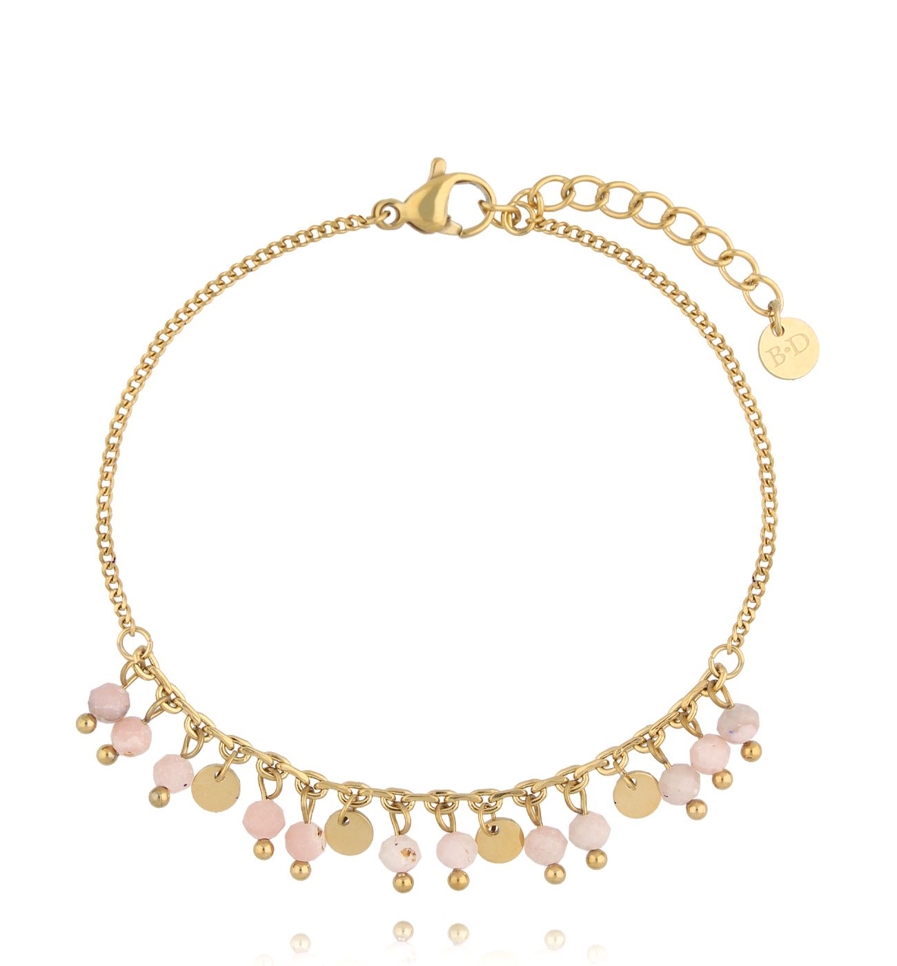 Bransoletka z różowymi opalami Paradise Jewels - By Dziubeka