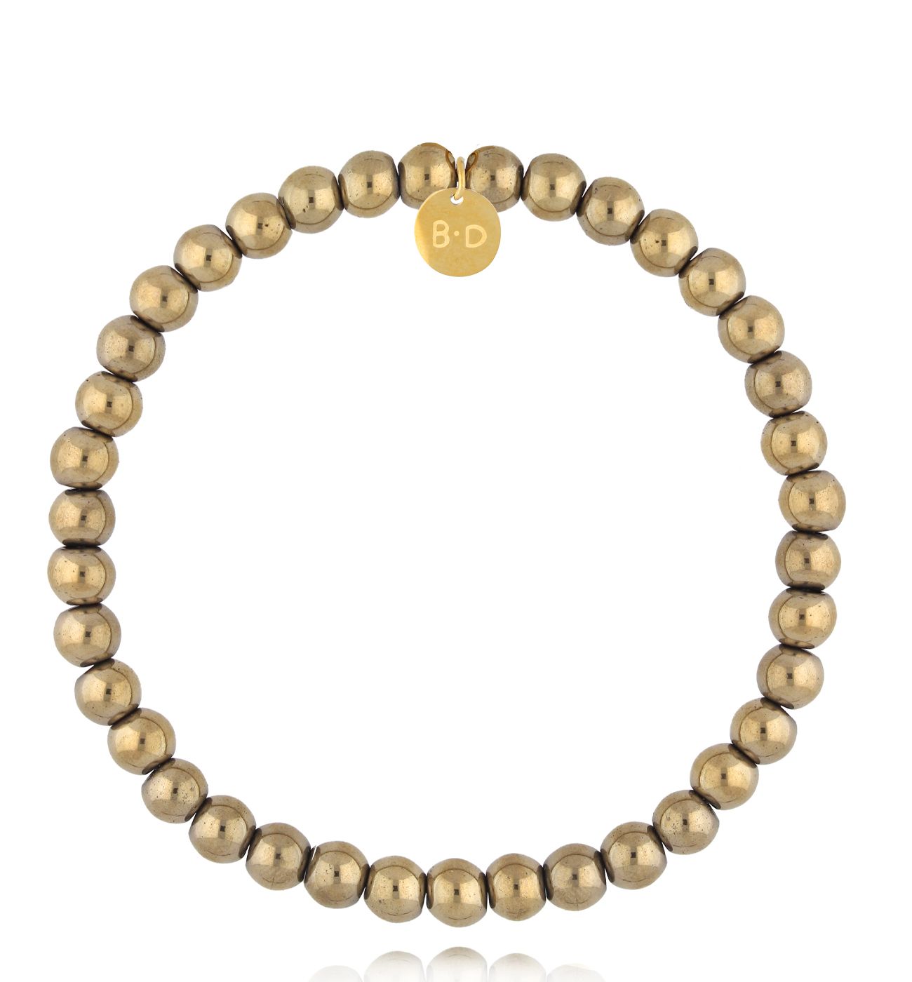 Bransoletka z hematytami złota męska Ameriga BTW2578