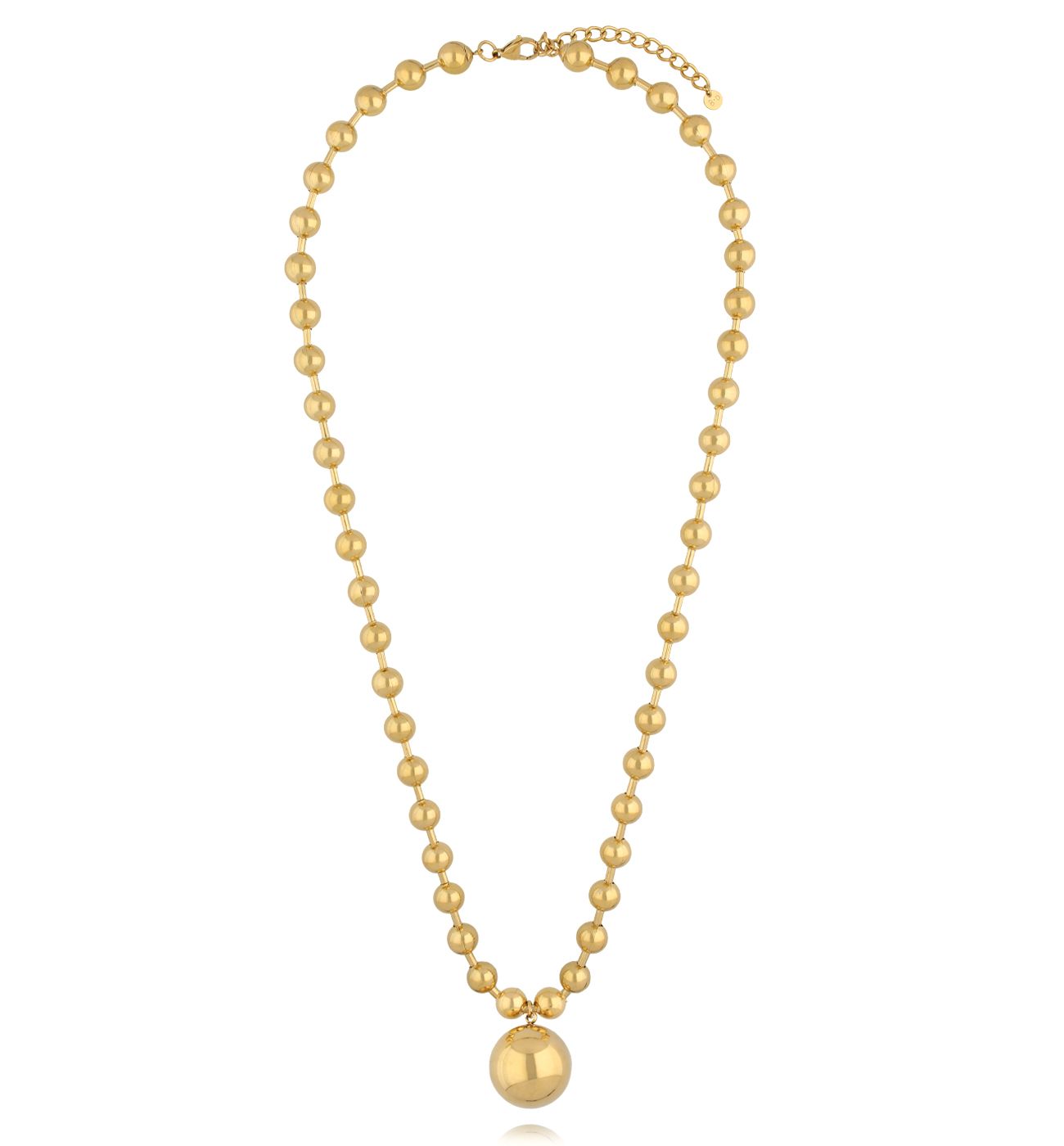 Naszyjnik złoty z kulką długi NSY0568