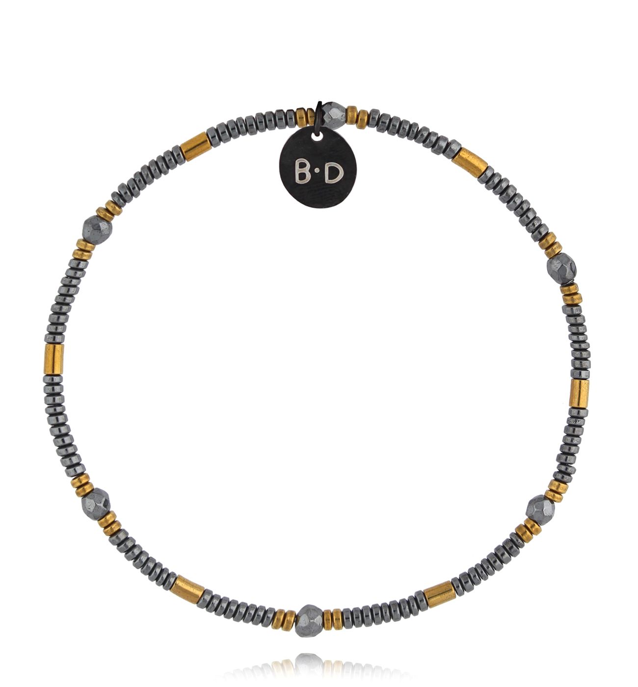 Bransoletka z hematytami - By Dziubeka