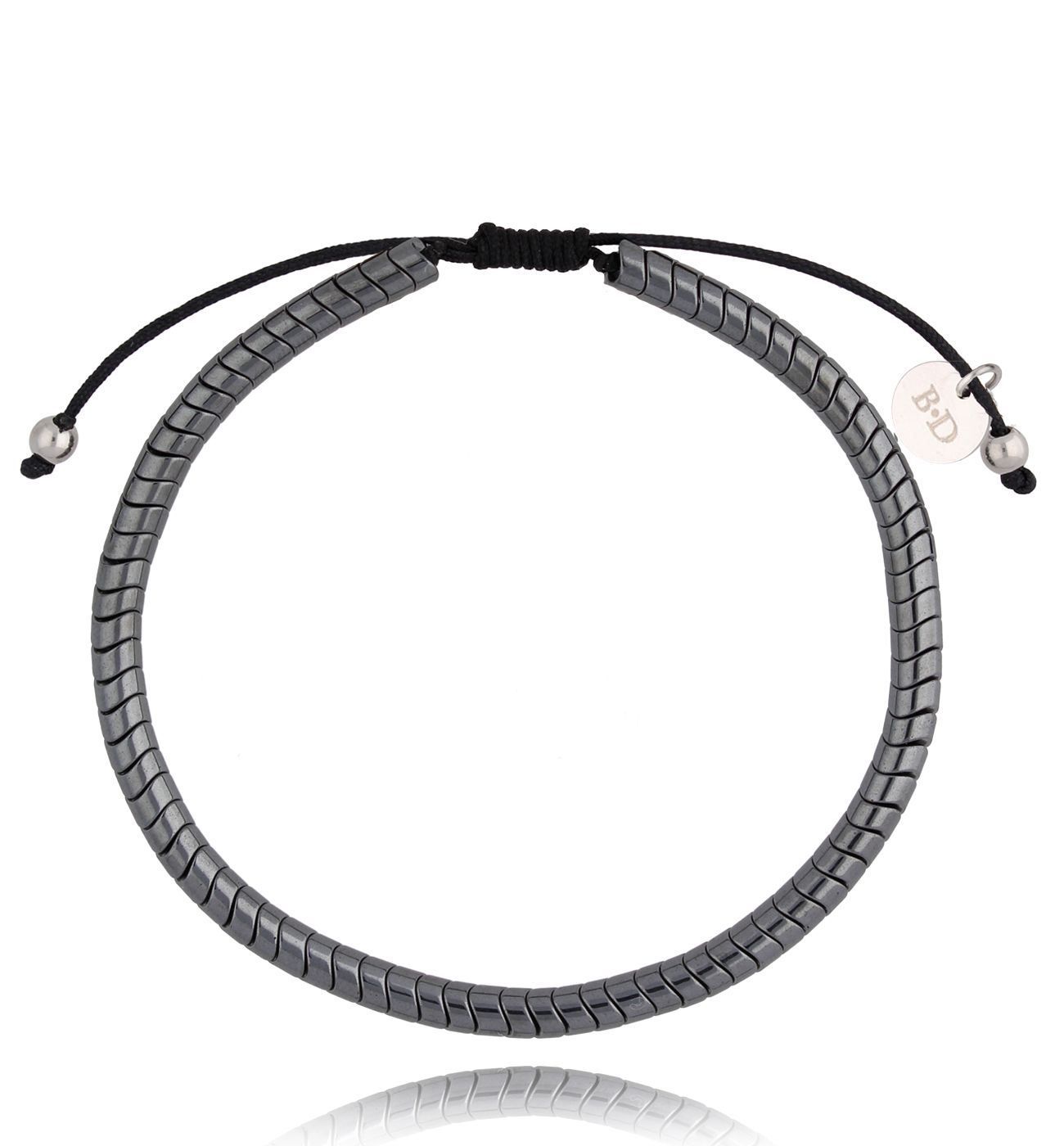 Bransoletka grafitowa Travis 79 - By Dziubeka