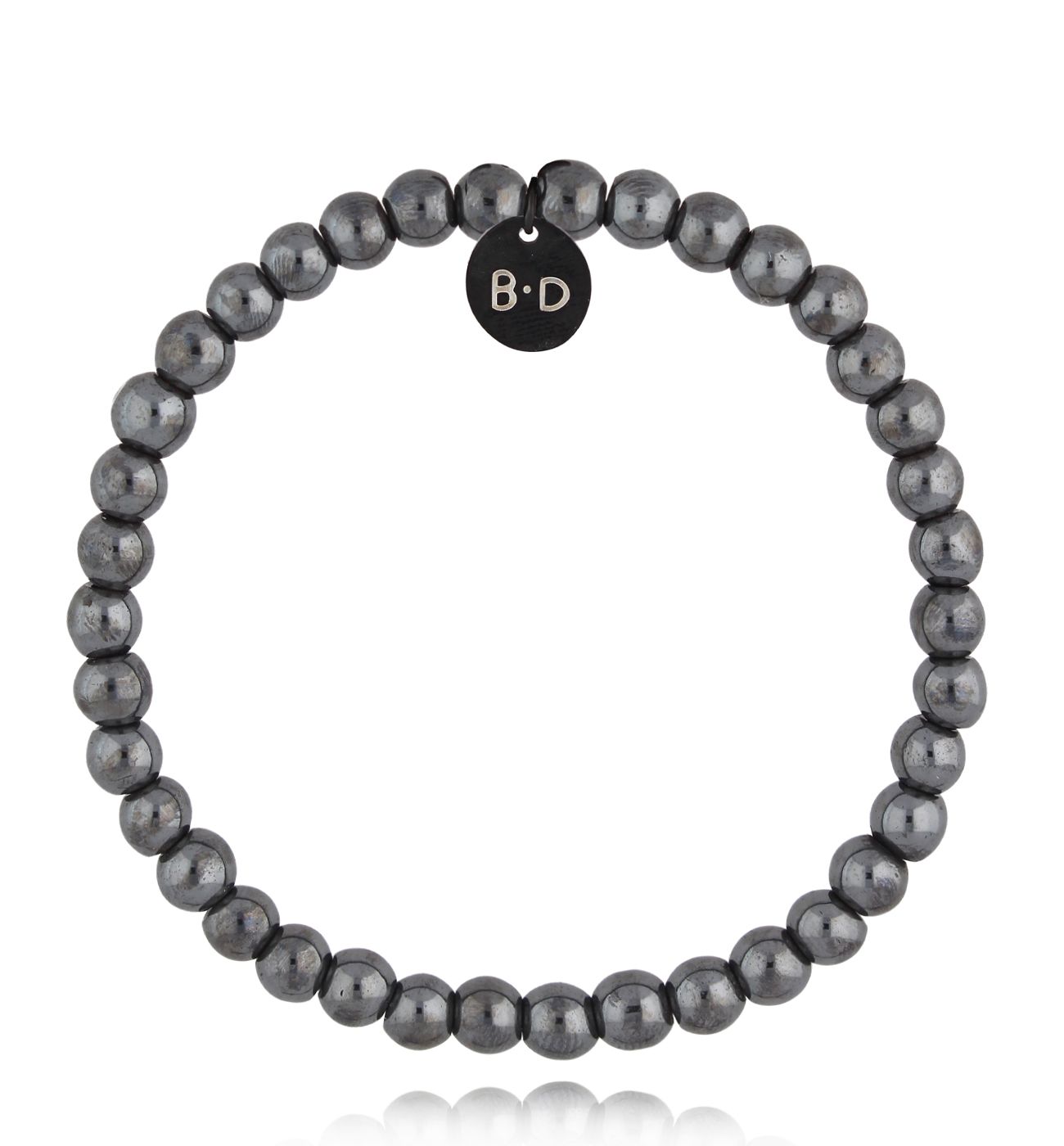 Bransoletka z hematytami stalowymi damska Ameriga - By Dziubeka