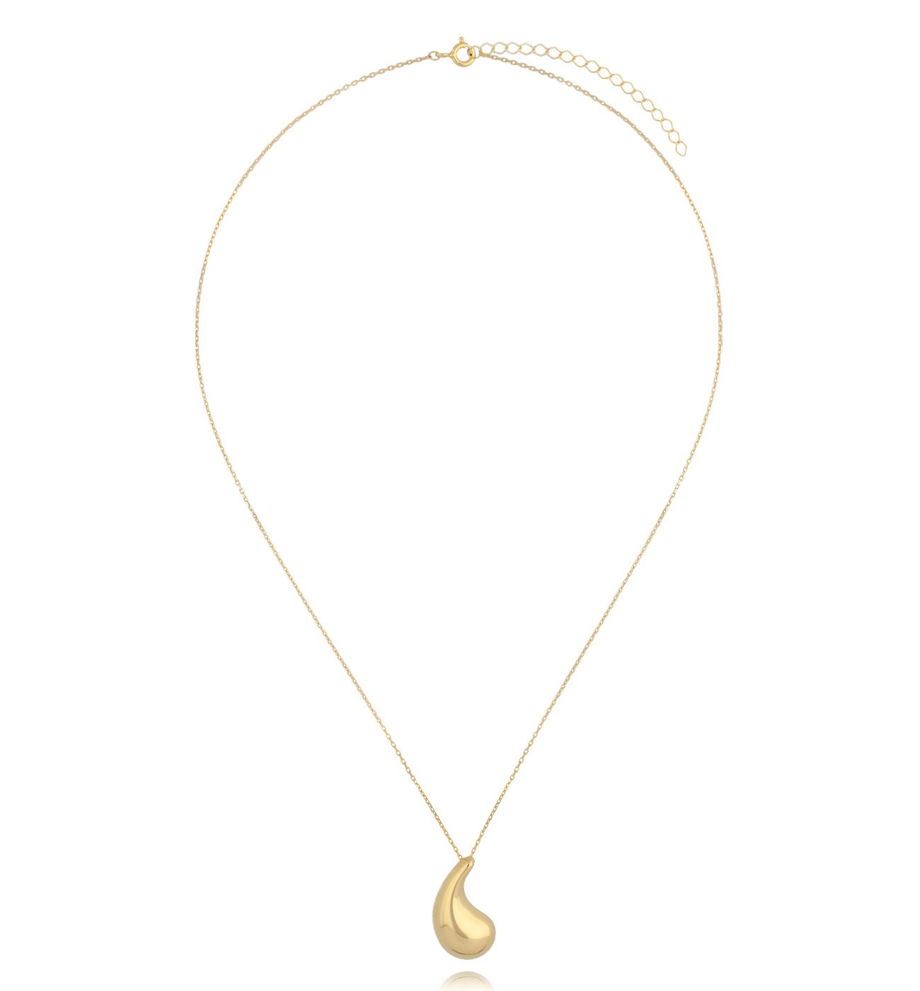 Naszyjnik złoty z kroplą NSE0192