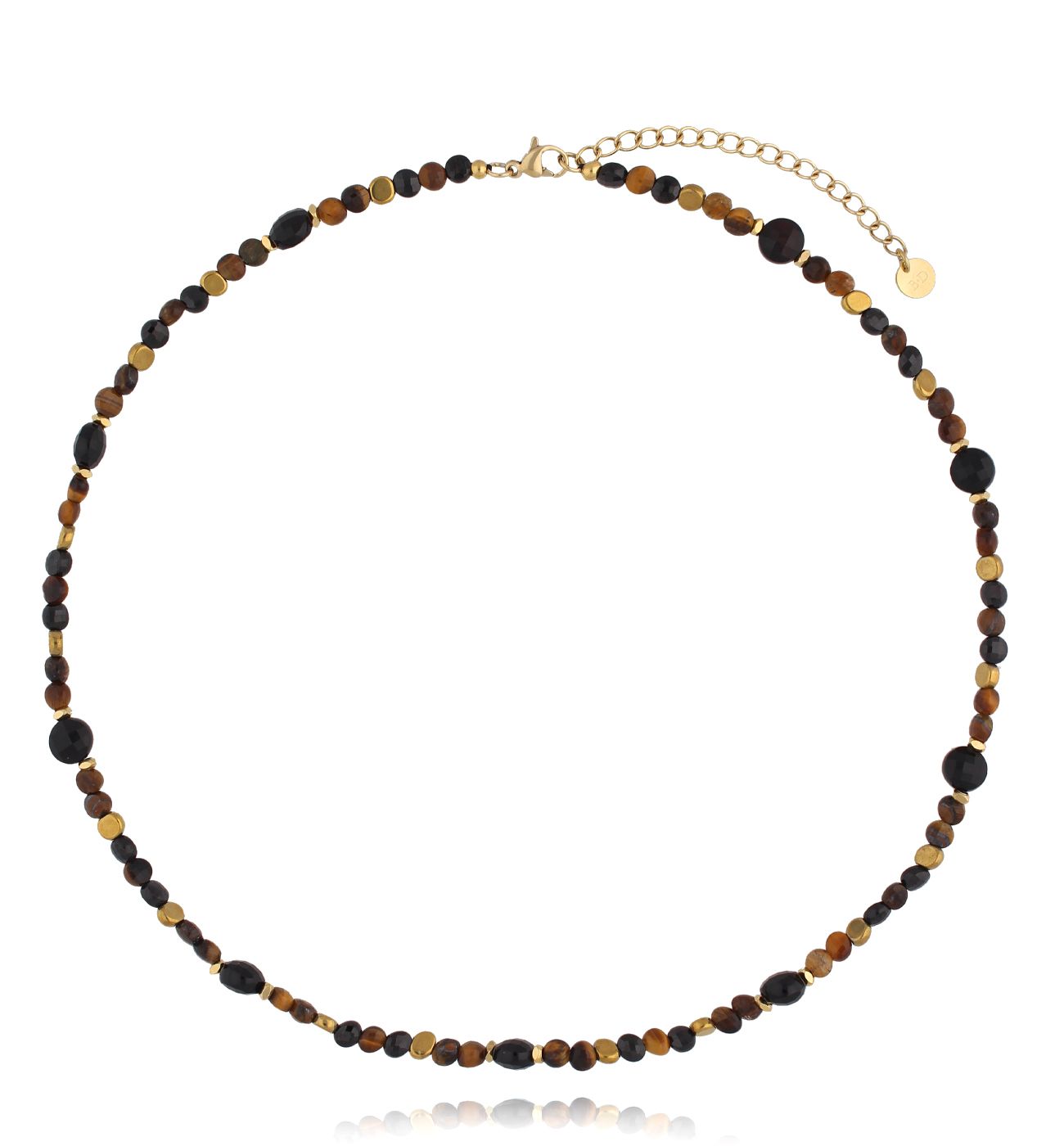 Naszyjnik z tygrysim okiem - By Dziubeka