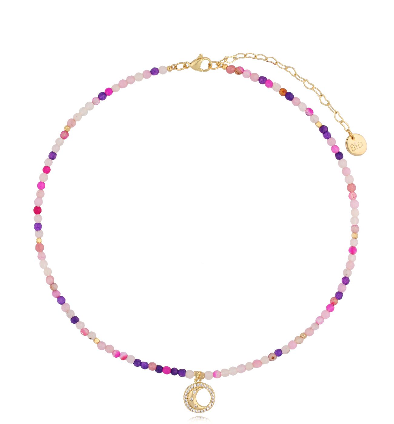 Naszyjnik z kamieniami naturalnymi Amayas NTW1040