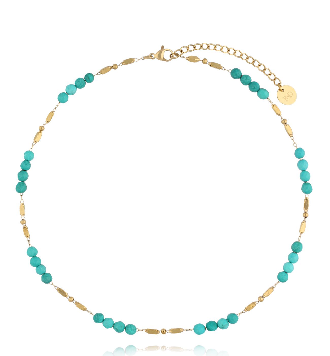 Naszyjnik z turkusami NSC0499