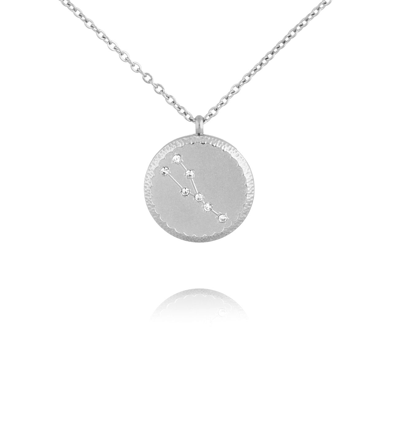 Naszyjnik z konstelacją Byk srebrny NSA1431