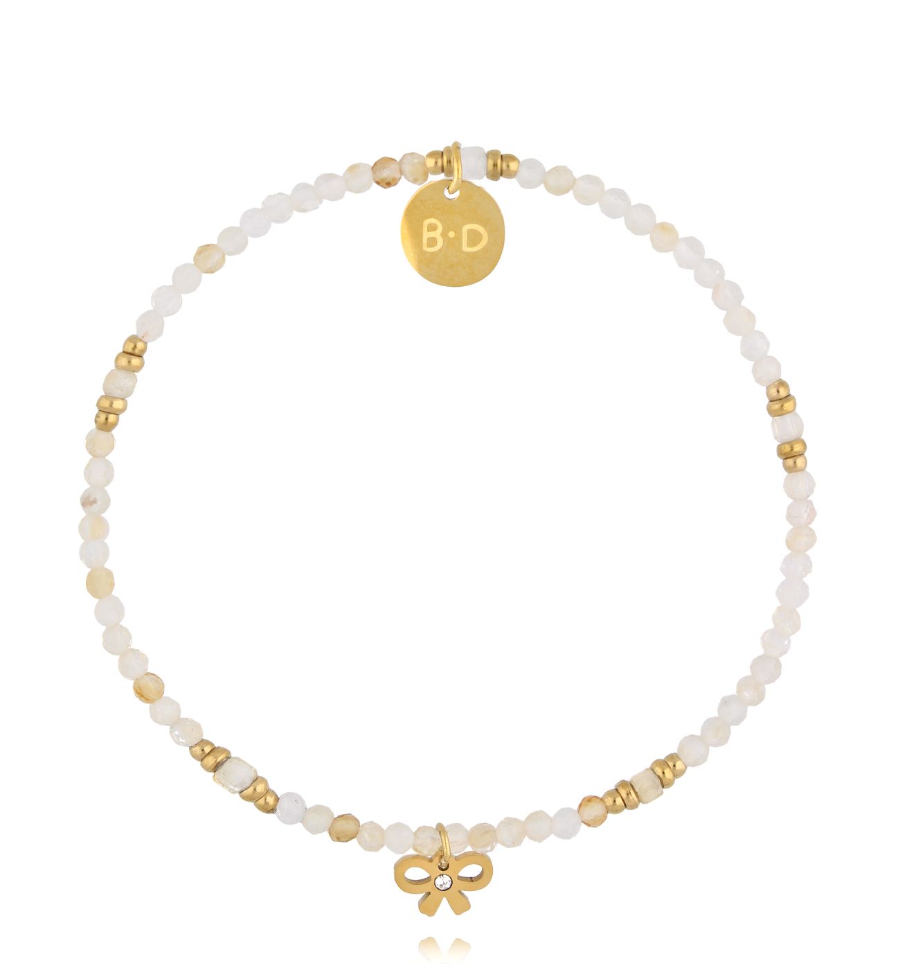 Bransoletka z cytrynami i kokardką BTW3473