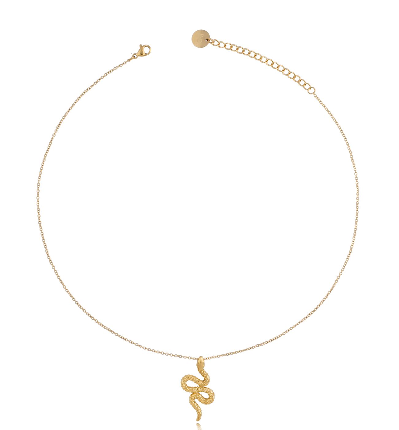 Naszyjnik złoty z wężem NSA0204