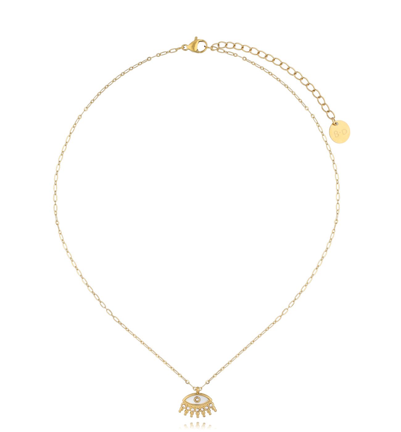 Naszyjnik z okiem złoty NSY0262