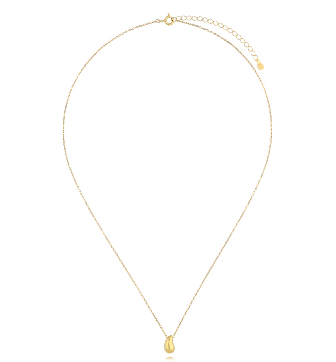 Naszyjnik złoty z kroplą NSE0184