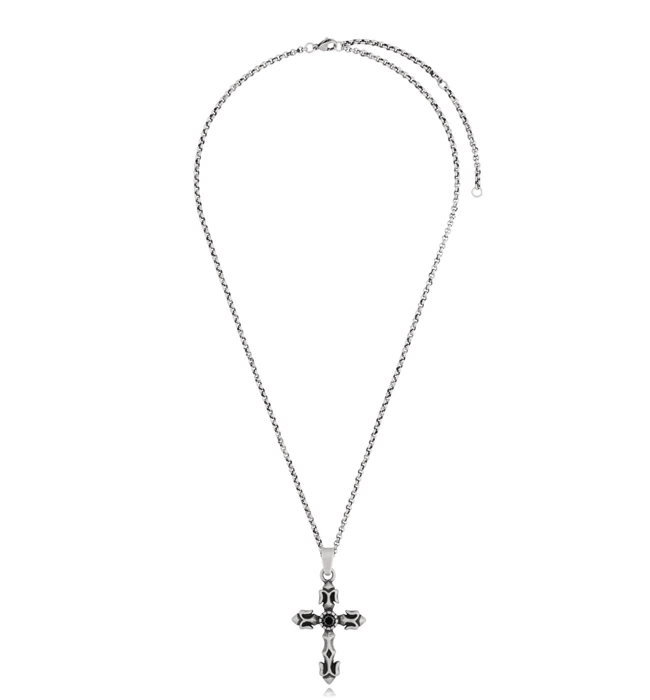 Naszyjnik męski z krzyżykiem Leif NMITC0145