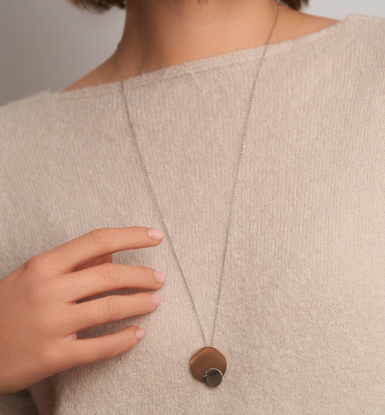 Naszyjnik srebrny z zawieszką Splendida NSA0977