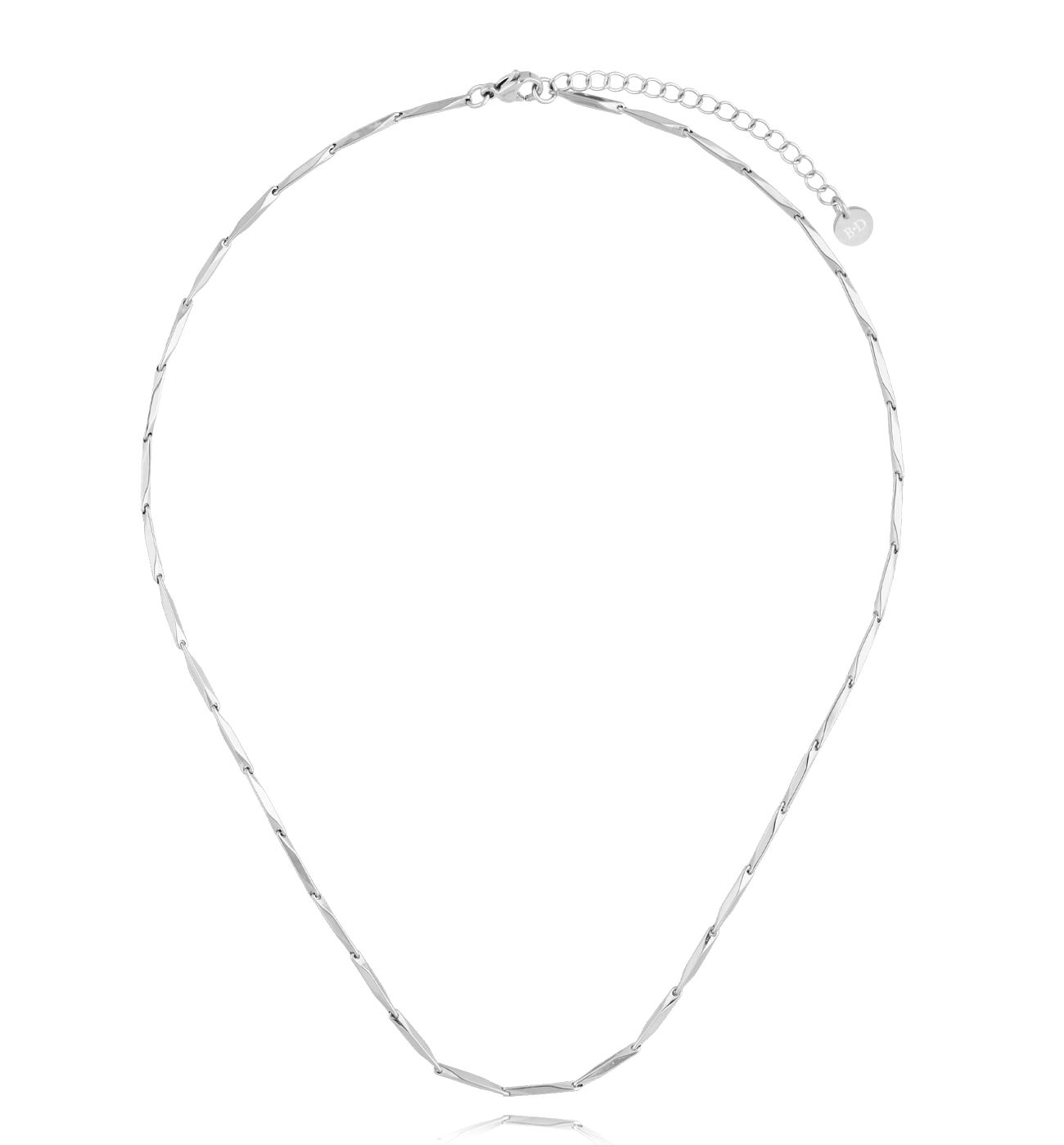 Naszyjnik z łańcuszkiem srebrnym Eternal Steel - By Dziubeka