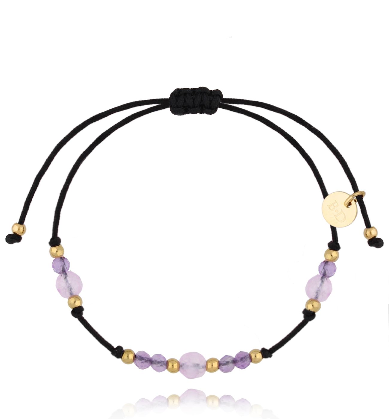 Bransoletka z ametystami Universe Stones BSC1406