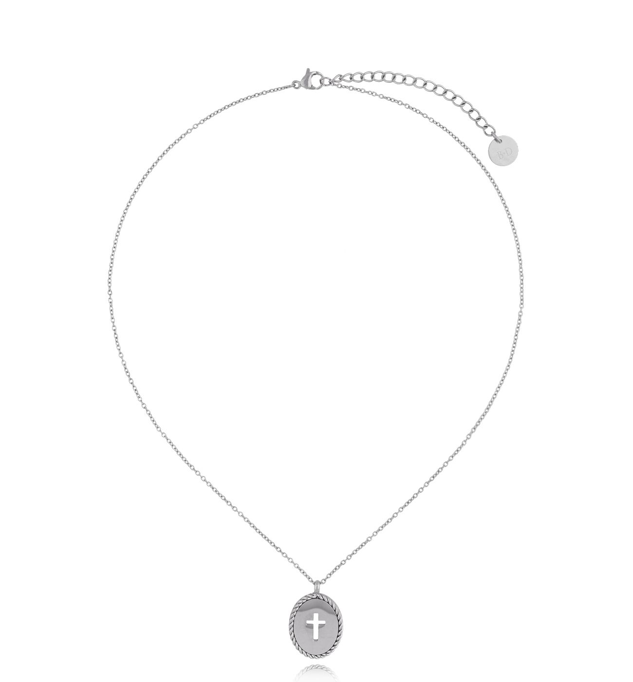 Naszyjnik srebrny z krzyżykiem Croix NSA0735